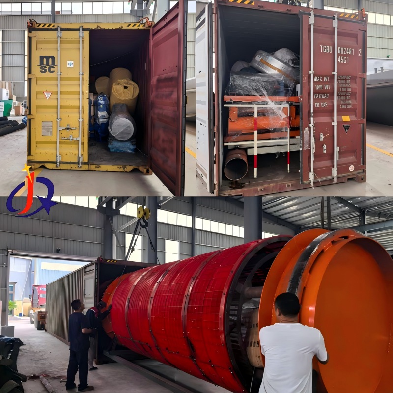 Loji Pencuci Trommel Emas Lengkap 300TPH Dihantar ke Namibia